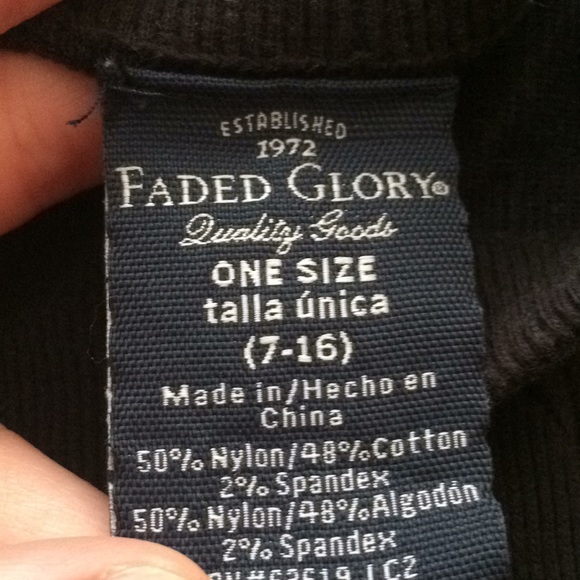 Faded Glory Black leggings. - Picture 3 of 3